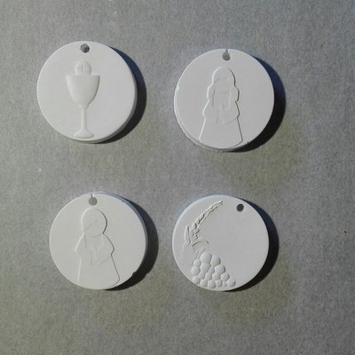 TONDI PRIMA COMUNIONE IN GESSO TONDI PRIMA COMUNIONE IN GESSO