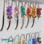 Segnalibro Bookmark decorato, vari colori