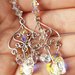 Orecchini chandelier Crystal Butterflies