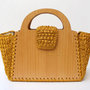 Borsa artigianale, borsa fatta a mano, borse in legno
