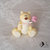 Cake topper orso con palloncino e stelline per bimba 