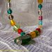collana perle di vetro multicolor