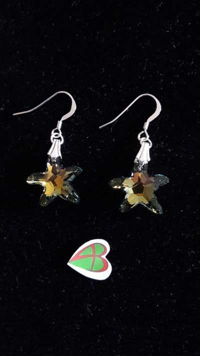 JewelryWe Orecchini A Ciondolo Stella In Acciaio Inossidabile – Donna, Finitura Lucida, Confezione In Velluto, Regalo Elegante