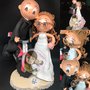 Cake topper Coppia sposi 