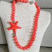 Collana di Agata color corallo 
