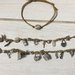 Serie 1. Set 3 braccialetti cotone cerato e argento tibetano. Due hanno lunghezza 18cm ed il terzo può essere adattato facendo scorrere i nodi.