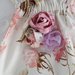 Portasacchetti romantico rosa shabby chic con rose rosa