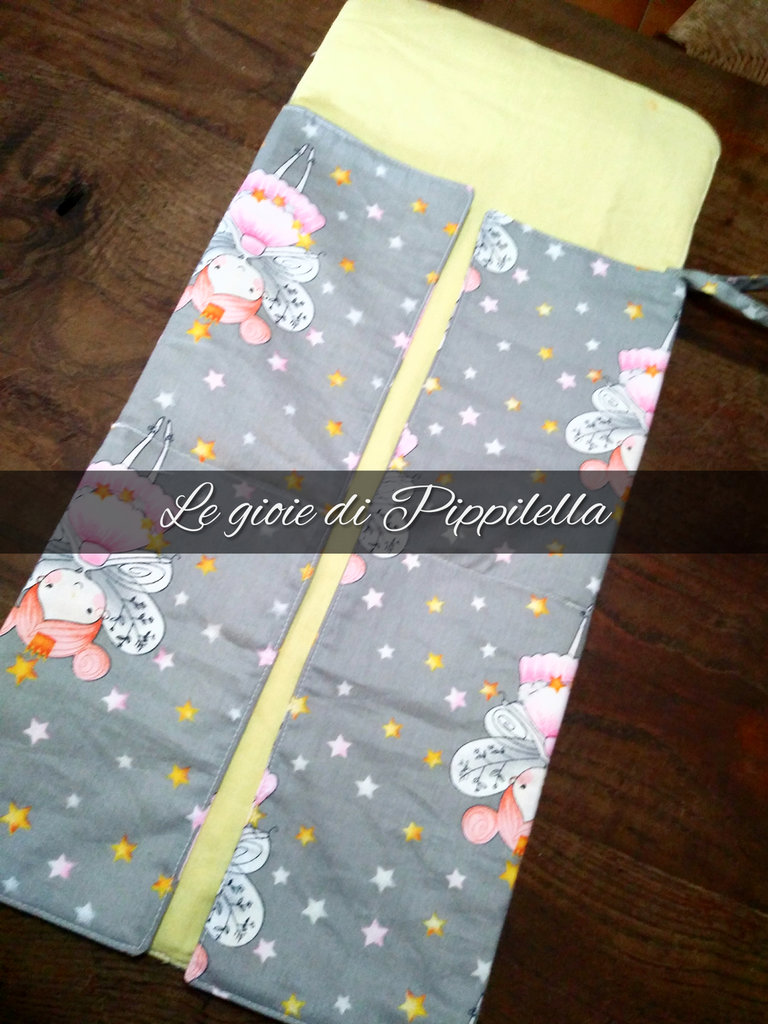 Set Fasciatoio Pieghevole + Portapannolini Impermeabile - Per Passeggino E Viaggio, Design Menta - Foto 10