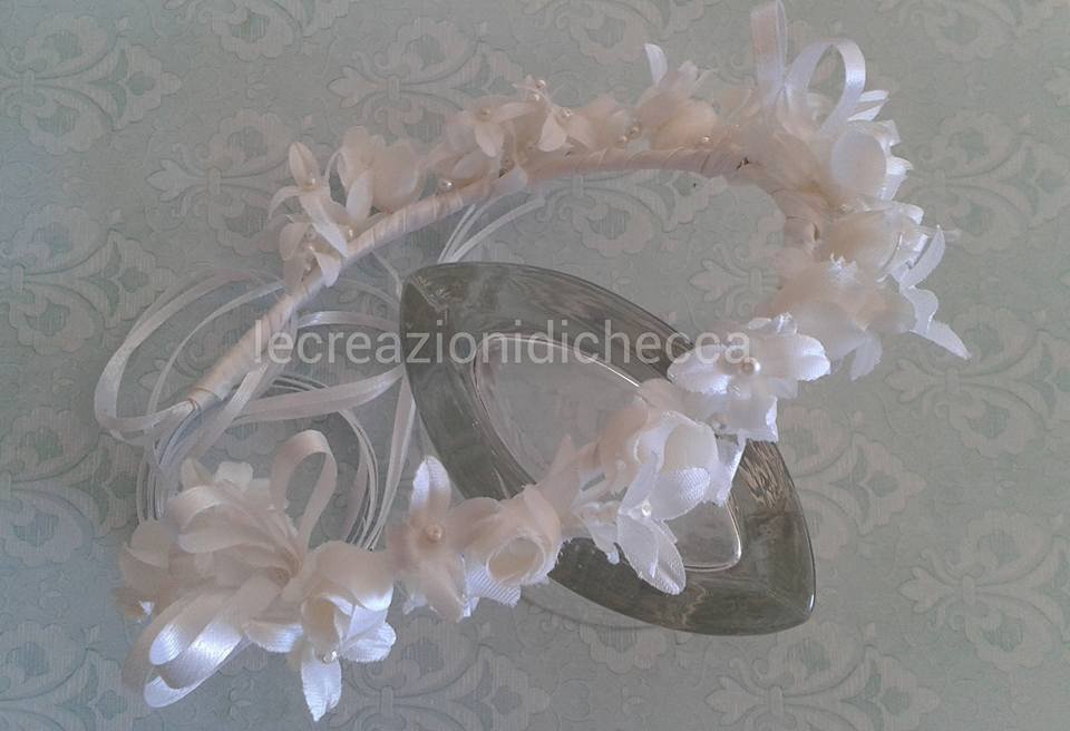 Coroncina Per Capelli Con Fiori, Perle E Strass – Tiara Da Sposa Argento Per Ragazze E Donne, Diadema Principessa Per Matrimonio E Festa