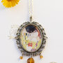 Collana il Bacio di Klimt, collana cammeo, collana artisti