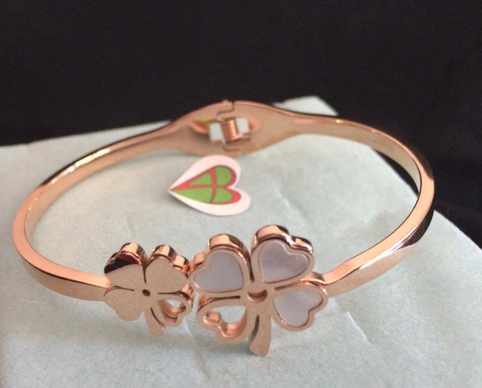 Gemelli Da Uomo Quadrifoglio - Acciaio Inox, Stile Irlandese Portafortuna - Foto 5