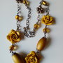 Collana rose pasta di mais