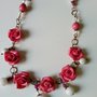 Collana con rose