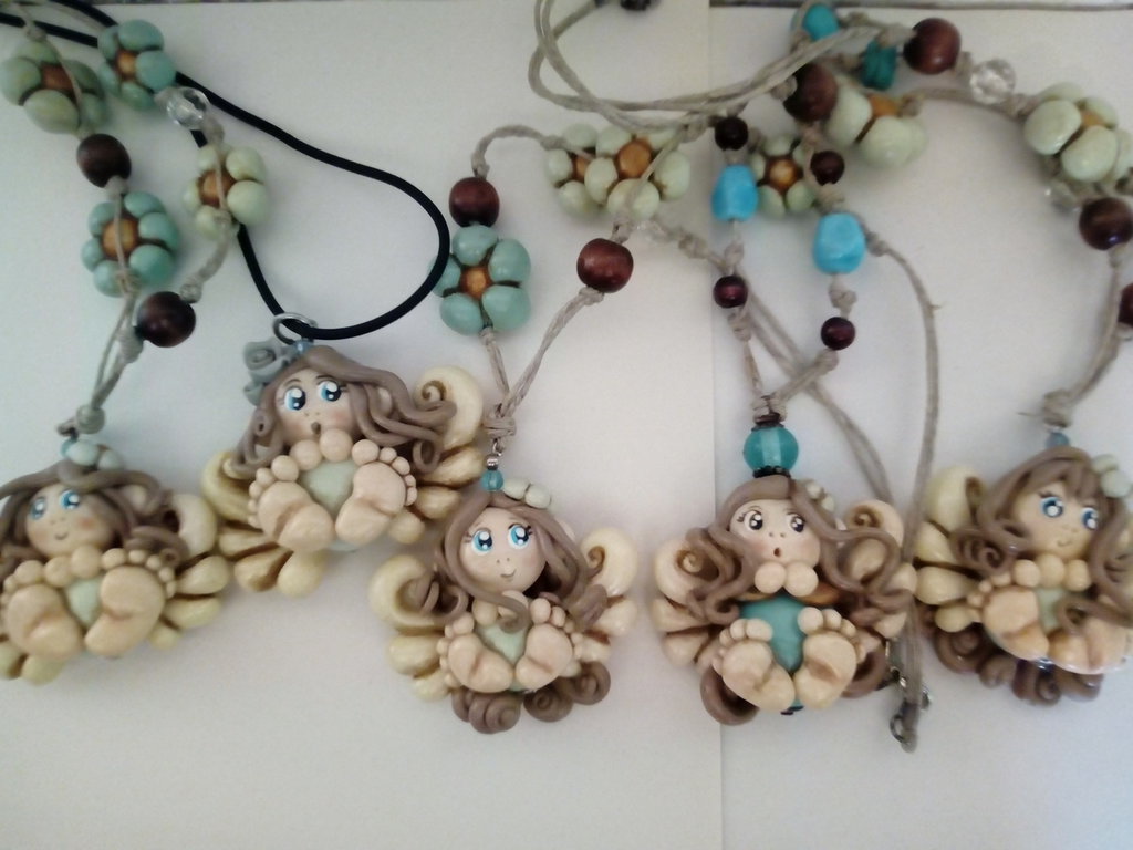 Collana in oro bianco con croce bicolore - La Morella