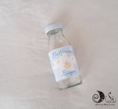 etichette bottiglie personalizzate orsetto con stelle battesimo compleanno bimbo e bimba