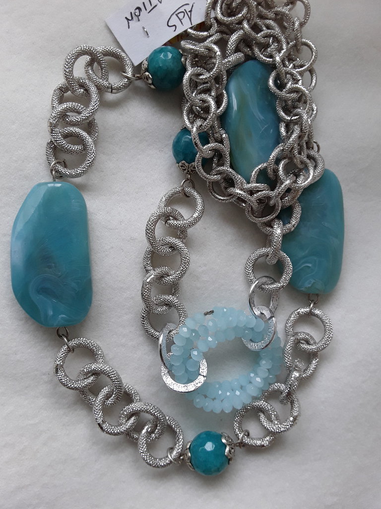 NKlaus Catena D'ancora In Argento 925 Collana Rotonda Da