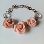 Braccialetto rose rame