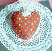 Scatola Cuore Patchwork