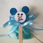 Sacchettino organza elefante orsetto topolino Bomboniera bomboniere nascita/battesimo bimbo azzurro 