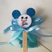 Sacchettino organza elefante orsetto topolino Bomboniera bomboniere nascita/battesimo bimbo azzurro 