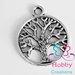  Pendente Charms Ciondolo Fai da Te a forma di ALBERO DELLA VITA 20 mm per collane, bomboniere, bracciali, feste party eventi Natale