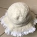 Cappello lavorato a uncinetto cotone biologico e soia