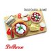 Miniature dollhouse - preparazione pizza margherita con formaggio e grattugia, pomodoro, mozzarella, basilico - idea regalo kawaii