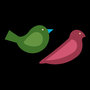 Fustella "uccellini country B" - FORME by Lasercom