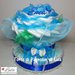 Torta di Pannolini Pampers baby dry bouquet FIORI mazzo rosa idea regalo nascita battesimo baby shower