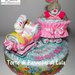 Torta di Pannolini Pampers Treno trenino + peluche idea regalo nascita battesimo baby shower