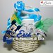 Torta di pannolini / Cesto nascita con regalini Topolino idea regalo nascita battesimo baby shower neomamma