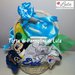 Torta di pannolini / Cesto nascita con regalini Topolino idea regalo nascita battesimo baby shower neomamma