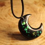 COLLANA LUNA NERA IRIDESCENTE