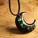 COLLANA LUNA NERA IRIDESCENTE