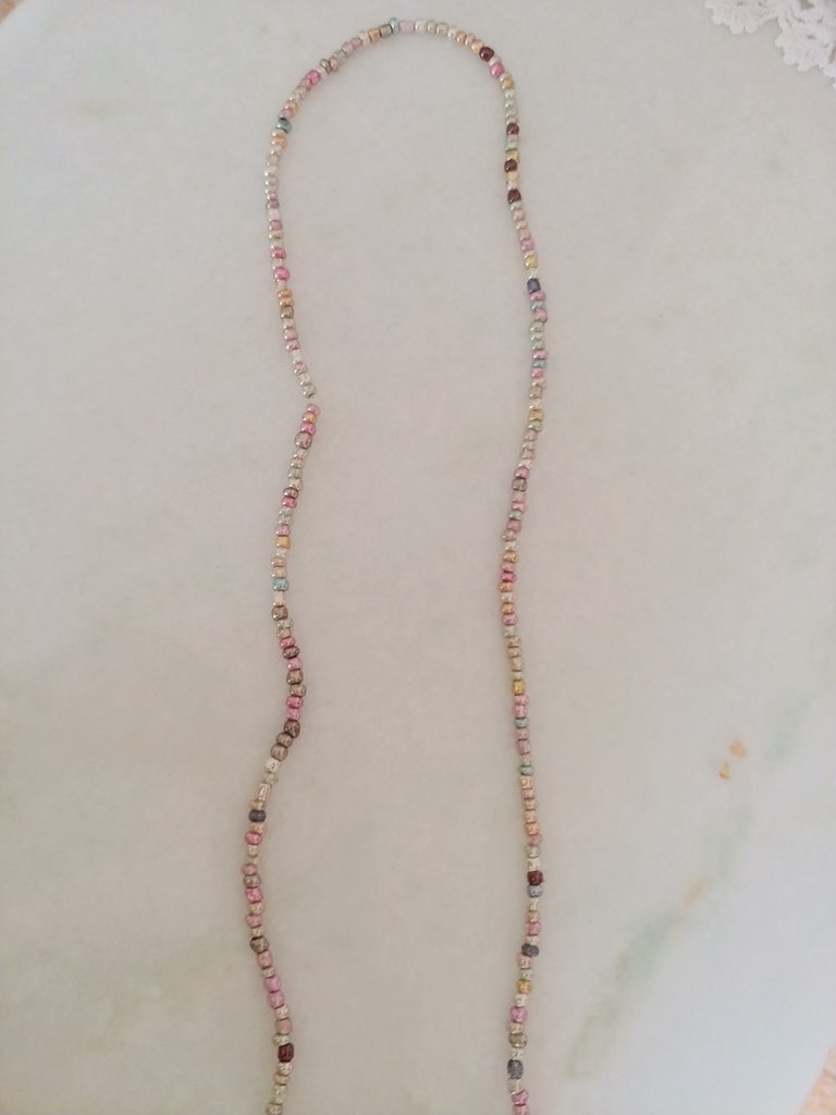 TOVABA Collana Donna Con Perline Multicolore E Ciondolo Cuore Oro - Stile Boho