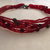 COLLARINO PERLINE ROSSE