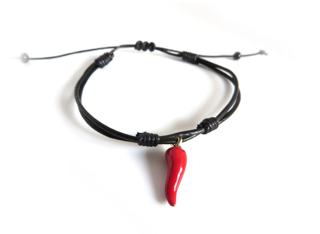 Bracciale Uomo Donna In Pelle Regolabile - Stile Retrò Hip Hop - Larghezza 38 Mm - Chiusura A Scatto - 3