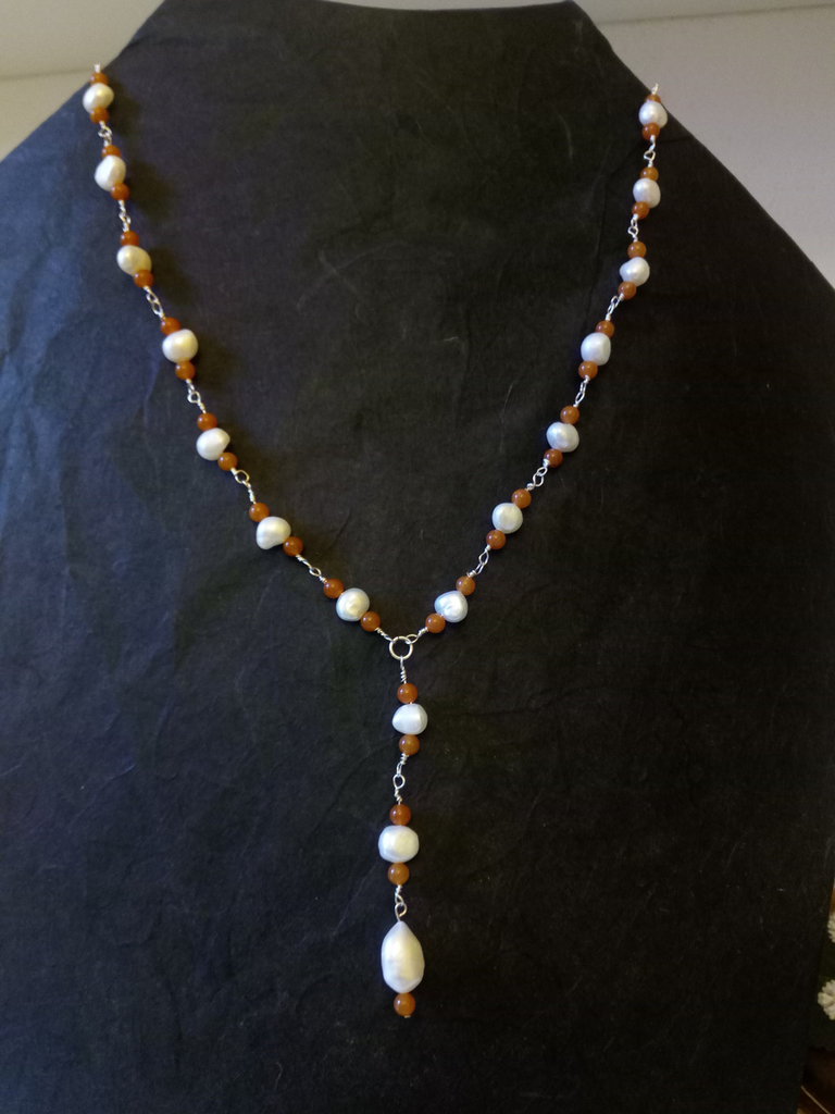 Collana Di Perle D'acqua Dolce Naturali Treasure Bay, Lunghezza 45 Cm, Perle Da 8-9 Mm, Chiusura Magnetica, In Elegante Scatola Regalo