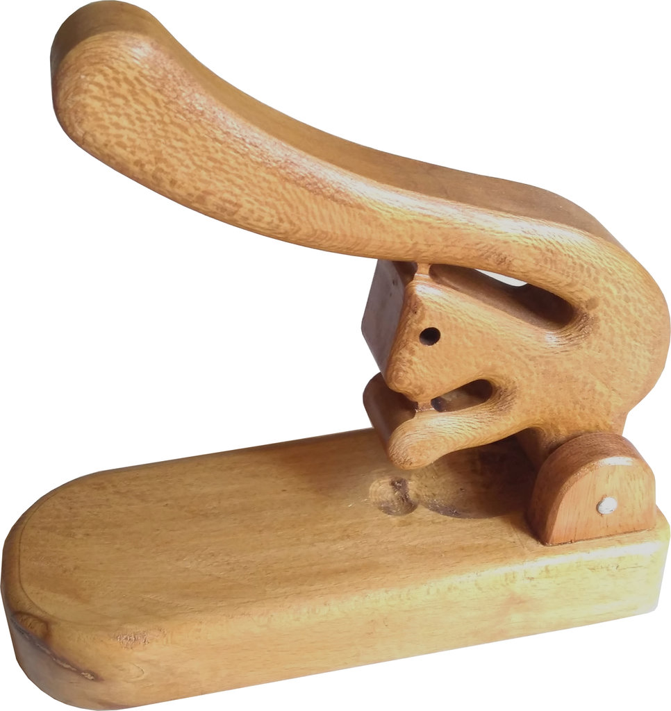 Schiaccianoci In Legno Di Faggio A Forma Di Fungo - Per Noci E Mandorle - Foto 8