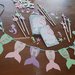 Cannucce di carta biodegradabili tema sirena compleanno bambina decorazioni tavola festa in fondo al mare nascita primo compleanno Idee festa personalizzato 