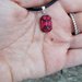 Red stone | Collana in resina | Chrysalism