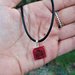 Blood drop | Collana in resina | Chrysalism