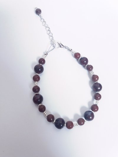 Bracciale in diaspro rosso Bracciale in diaspro rosso