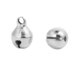 3* Lotto Stock 25 campanellini campanelline pendenti silver 11 × 8mm per decorazioni DiY , bigiotteria, collane portachiavi, orecchini bomboniera bomboniere chiudipacco