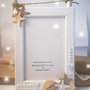 Cornice porta foto mare conchiglie stella marina perline bianche. PERSONALIZZABILE