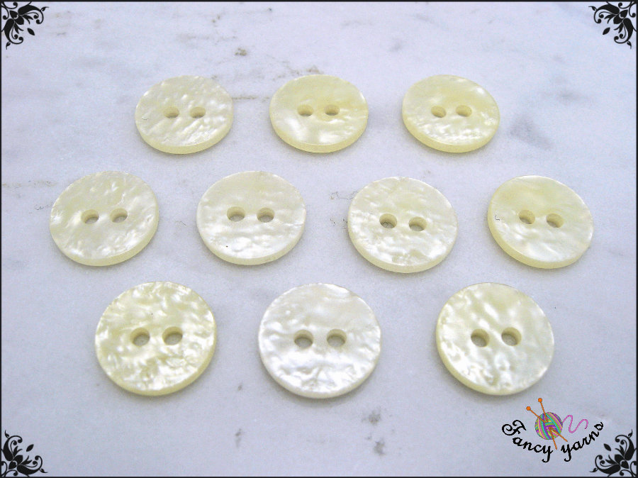 10 Bottoni In Plastica 13mm – Scegli Il Tuo Colore – K 141.1E – Per Cucito E Fai Da Te