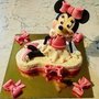 Cake Topper Minnie Rosa 