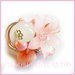 Anello "Fufu Flower  Rosa" fiore estate lucite idea regalo regolabile festa mamma primavera cerimonia damigella 