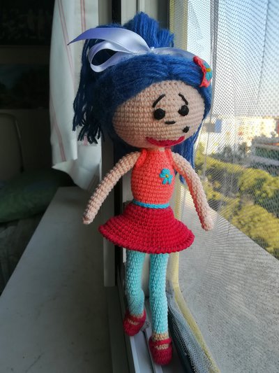 Bambolina Lina (dolly Lina) § Hand Knitted (crochet) Toys Bambolina Lina (dolly Lina) § Hand Knitted (crochet) Toys