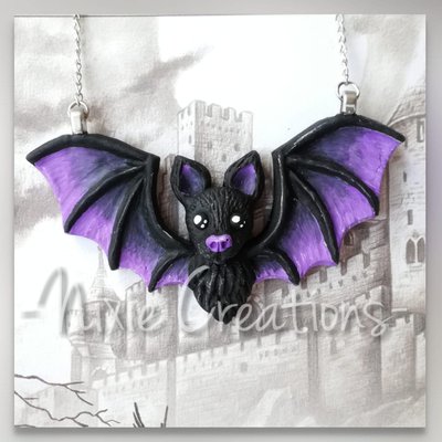 Collana Pipistrello - Viola Collana Pipistrello - Viola